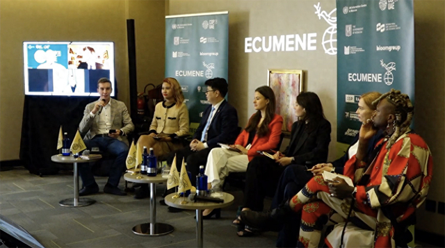 2023年12月7日，阿联酋迪拜，ECUMENE在COP28框架内举办以“世代相传的延续”为主题的圆桌会议 陈伟 摄 