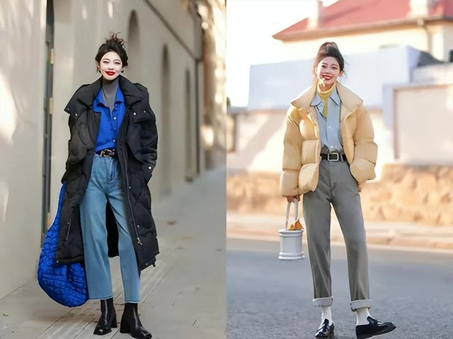 现在最火的是"羽绒服叠穿",保暖又洋气|羽绒服|卫衣_新浪新闻