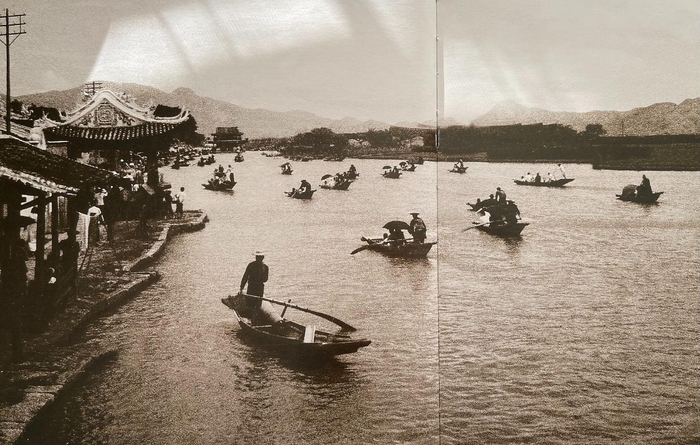 二十世纪三十年代的南塘河。（邵度 摄）
