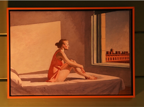 爱德华·霍普的画作《清晨的阳光》