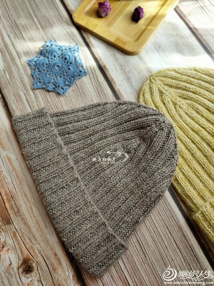 从前慢~~保暖又时尚的双螺纹帽(附图解)|螺纹帽|编织人生|一针一线