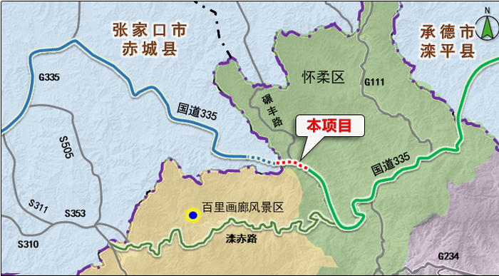      项目位置示意图    