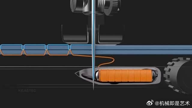 天才設計!縫紉機的工作原理