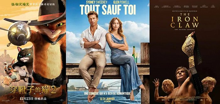 （《穿靴子的猫2》《只想爱你》《铁爪》（图源：豆瓣）