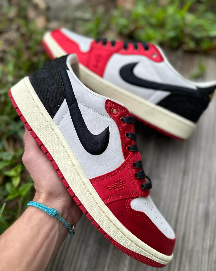 trophy room x aj1 又曝实物图!真等不及了!