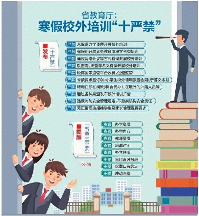 甘肃省教育厅发布寒假期间校外培训"十严禁"|培训机