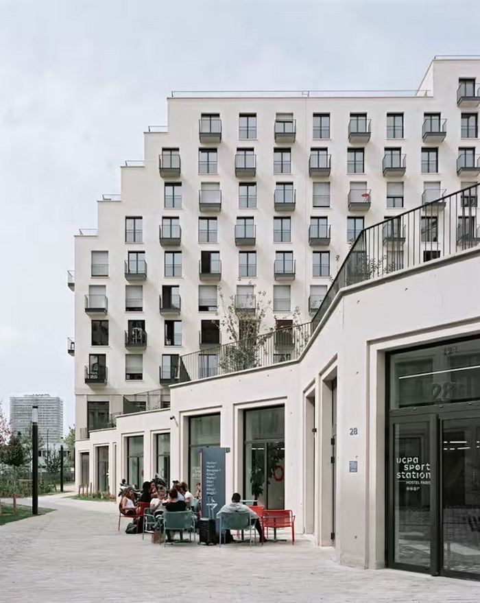 被誉为“巴黎首个零碳区”的“Îlot fertile”。照片：Julien Hourcade