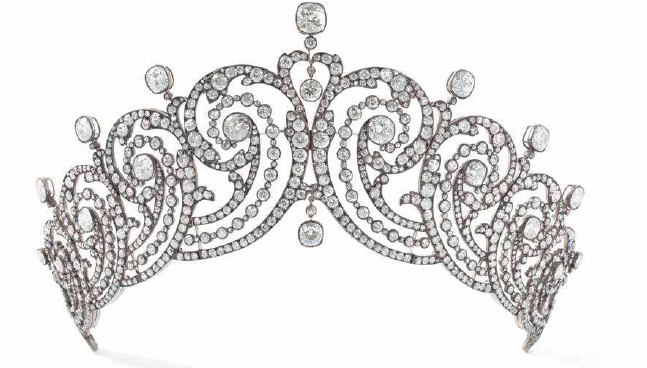 卷轴式冠冕 1902年 卡地亚典藏