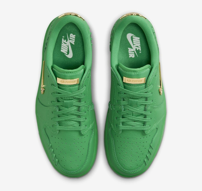 特殊版本 aj1!这配色你打几分?|纯绿色|鞋型|鞋身_新浪新闻