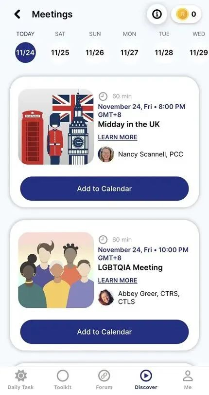 Reframe 的直播课程｜图片来源：Reframe