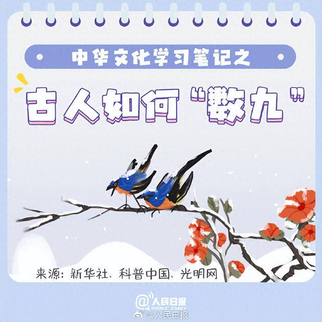 古人如何数九?“九九消寒图”了解一下|数九|古人|三九_新浪新闻