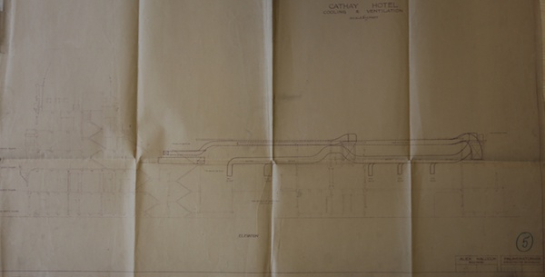 图10 和平厅的空调图纸