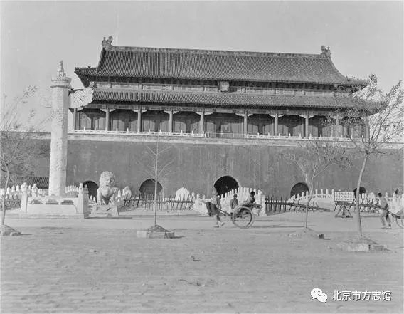 民国时期的天安门（［美］甘博 摄）