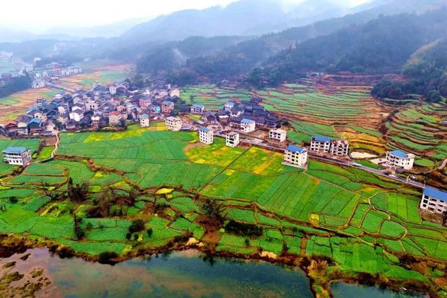 一村一景 湖南县溪镇老湾村:葱茏田园景 乡村入画来__财经头条