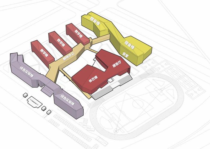 杭州中泰中學建築設計lzgc量子構城設計事務所浙江建院建築規劃設計院