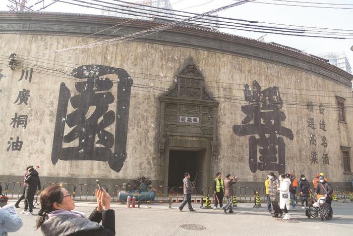 虹口區乍浦路北海寧路附近搭建