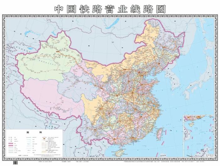 最新版全國鐵路線路圖公佈45萬公里高鐵通達八方