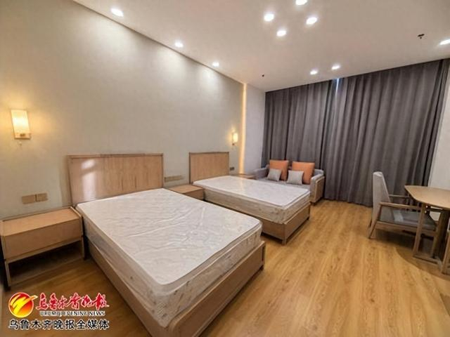 　　达坂城文旅基地住宿区，一部分内部装修已完成。记者贾梦妍摄