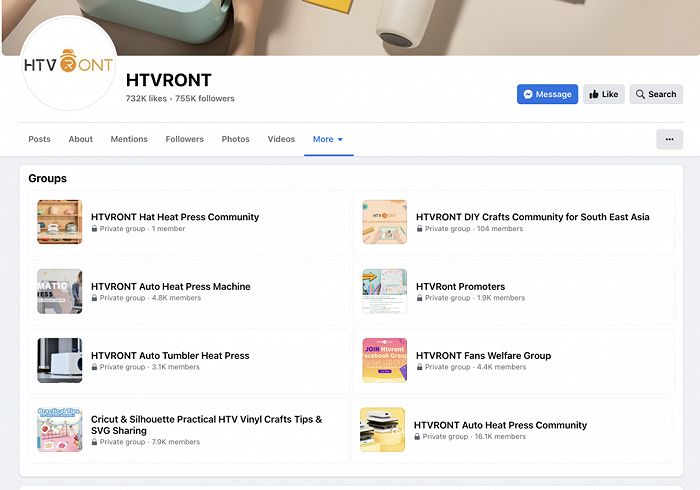 图片来源：HTVRONT Facebook主页