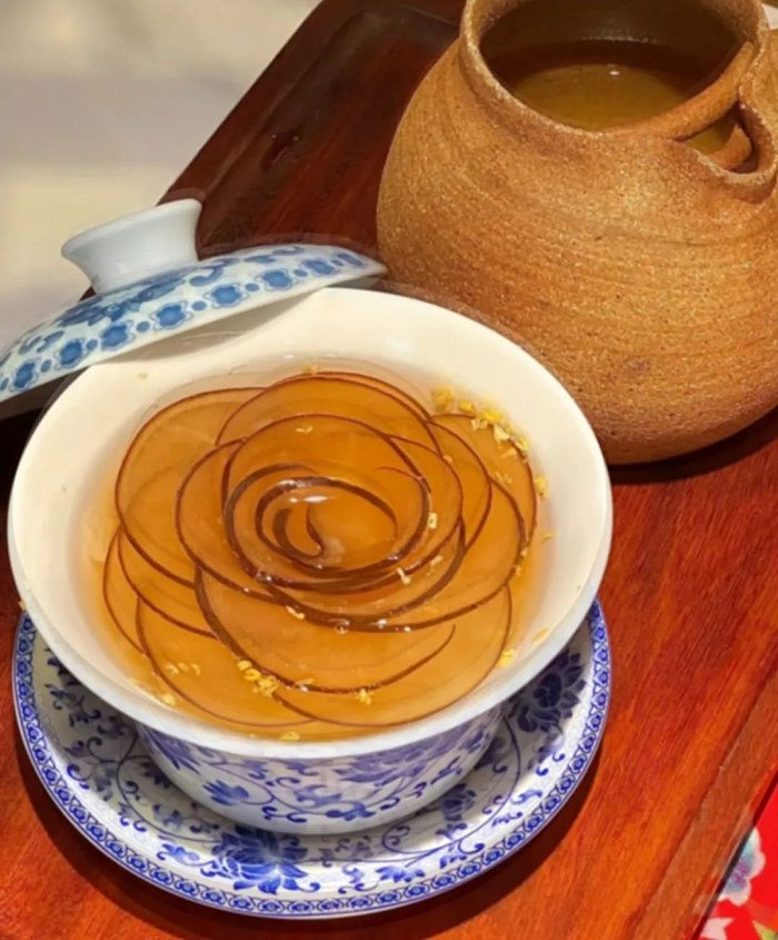 冻梨茶 图源：小红书@好奇小姐