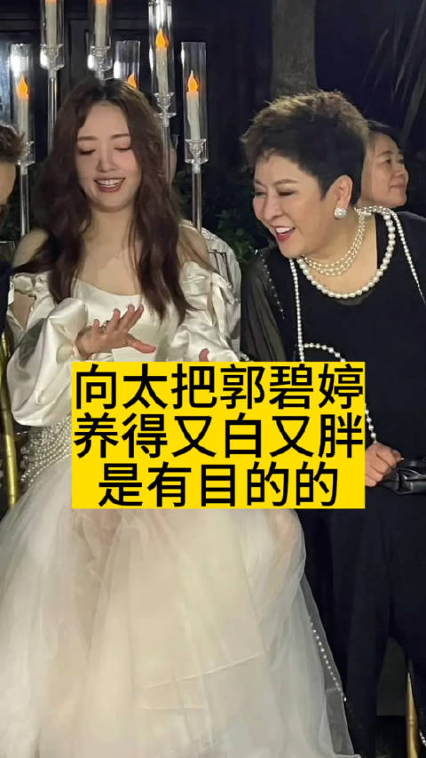 向太把郭碧婷养得又白又胖是有目的的