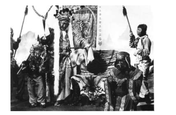 七龄童、六龄童、小六龄童在《孙悟空三打白骨精》中