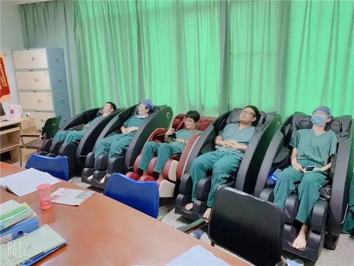 福建省三明市中西医结合医院医生休息室。图源/三明市总工会