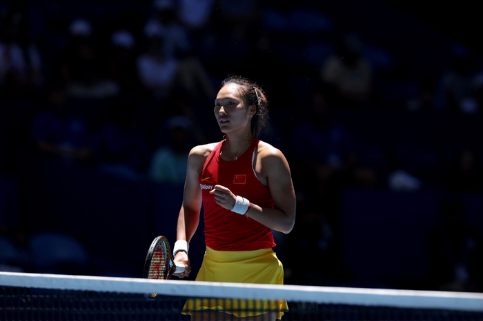 郑钦文出战联合杯赛事。