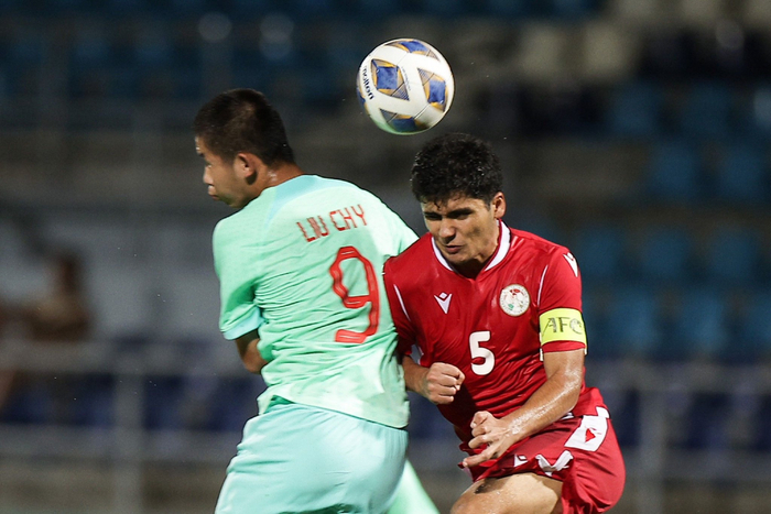 2023年U17亚洲杯，中国国青队1-1战平塔吉克斯坦。