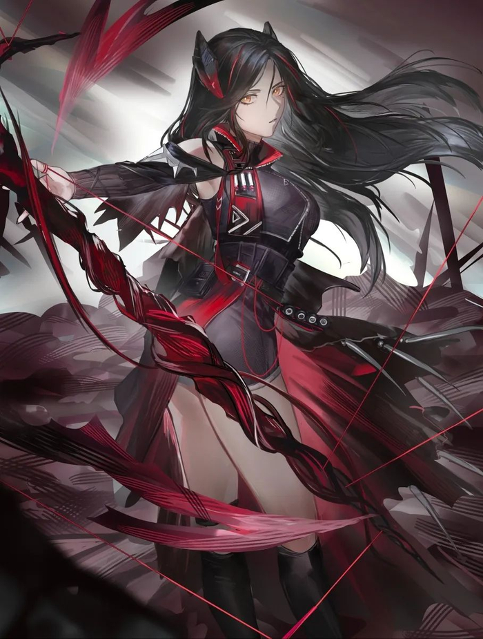 【颜落的美图|壁纸】她的腿好白啊|明日方舟_新浪新闻