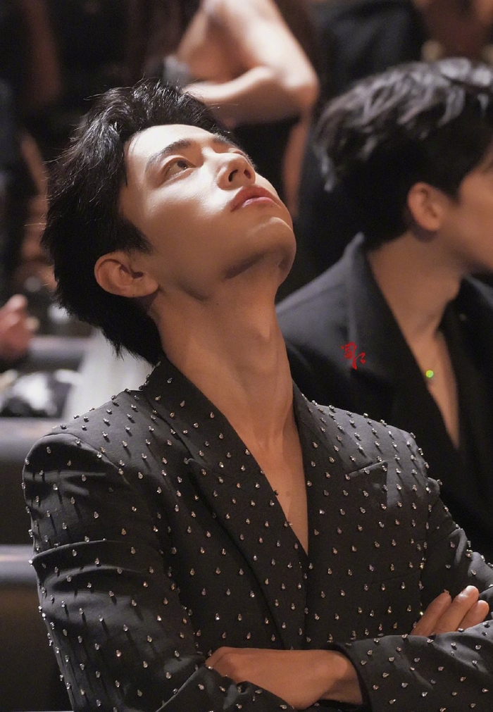 肖战微博之夜内场直拍 这下颚线我人生规划都清晰|肖战|直拍|微博之夜