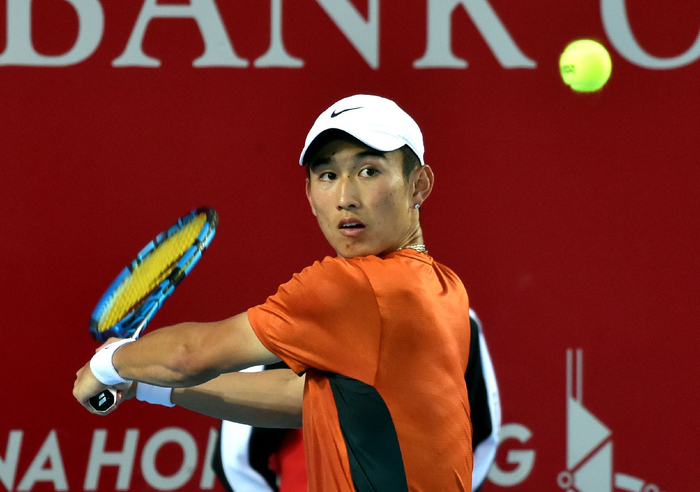 香港公开赛上，商竣程把灵活的优势发挥到了极致，并打进男单半决赛。  图/新华社