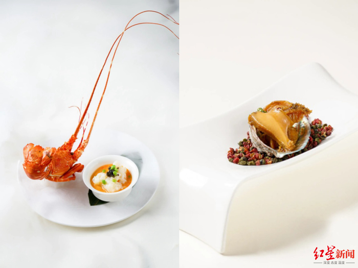 ▲年夜饭中的龙虾