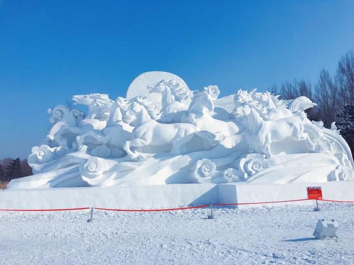 雪雕作品图片