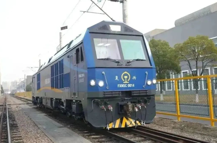 复兴型内燃机车 fxn5c 实现首次批量交付|中国中车|内燃机车|机车