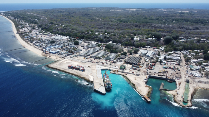 中国港湾承建的瑙鲁艾沃港升级改造项目