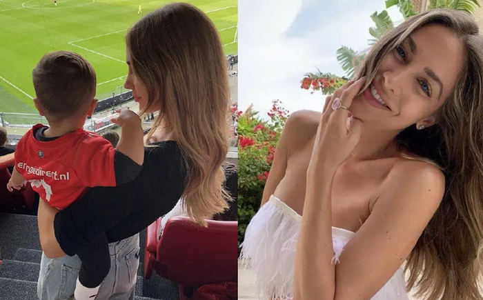 格策携娇妻亮相,足坛顶级花魁好美!