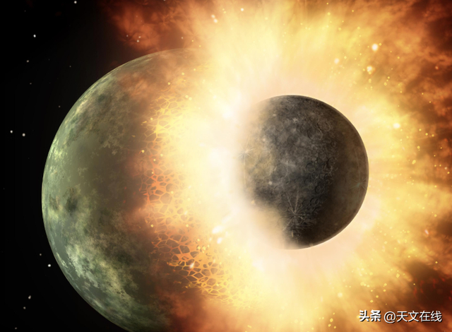 月球是怎么形成的？撞击地球后发生了什么？-月球怎样形成的?