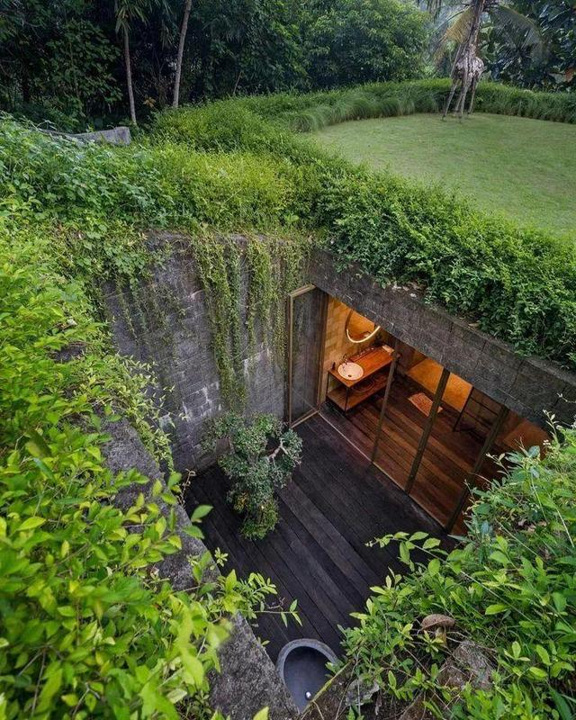 买个带院子的房子,建一个下沉式庭院,真是惬意!|地下室|采光_新浪新闻