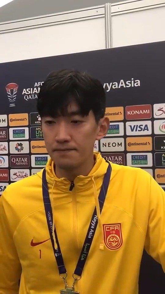 颜骏凌赛后采访亚洲足球进步很大