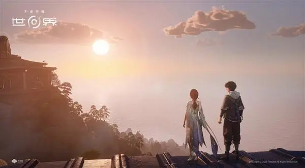 《王者荣耀·世界》被外界视为对标《原神》的作品，预计2024年发行 图源：PV截图