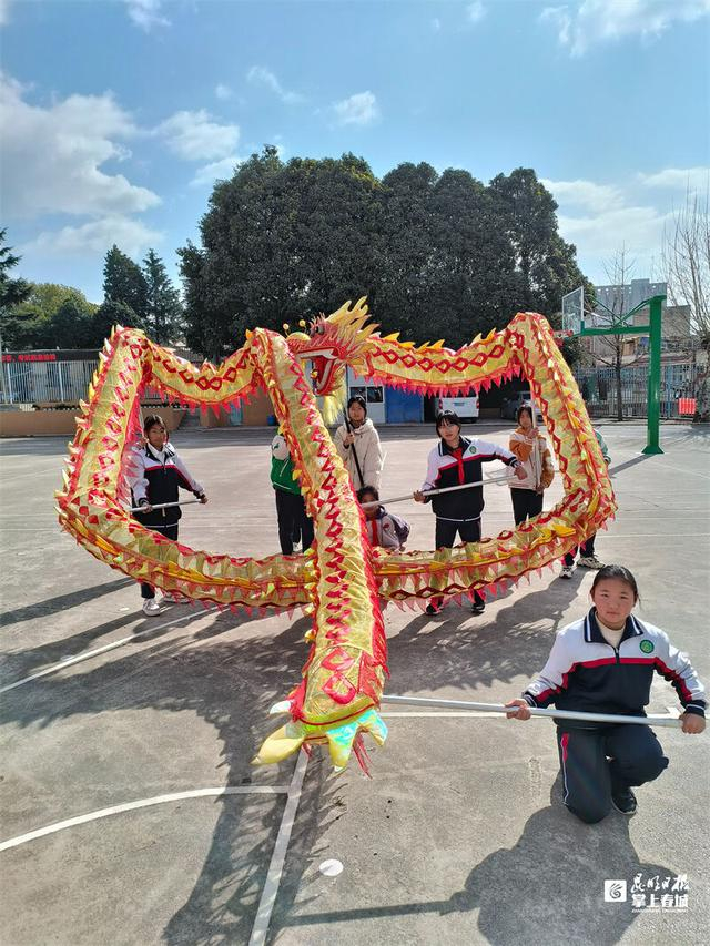 盘龙区龙泉中学"舞龙"非遗文化传承冬令营开营|龙泉|冬令营|盘龙区