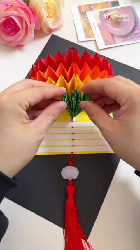 折叠灯笼制作方法简单图片