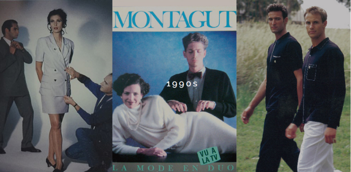 梦特娇20世纪90年代的广告宣传。（图/梦特娇官网）