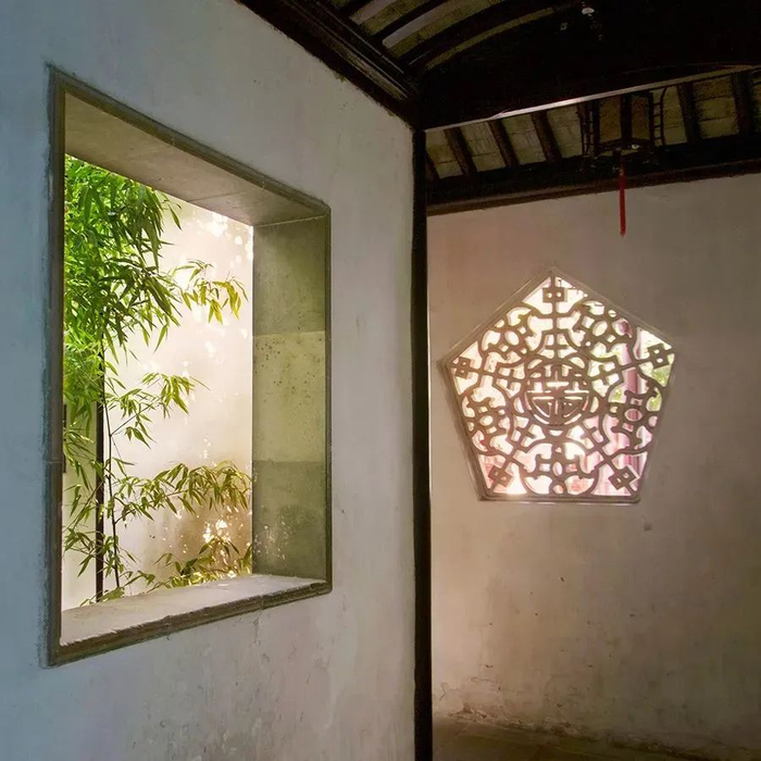 一步一景、步移景异 在窗格里,感受中式庭院之美|窗|中式_新浪新闻