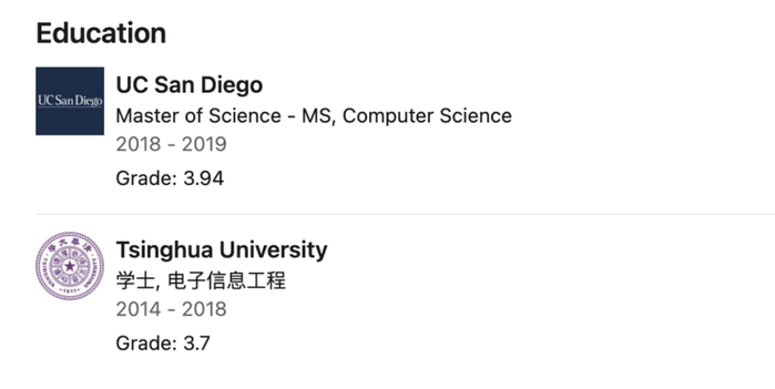 （网传Linkedin截图）