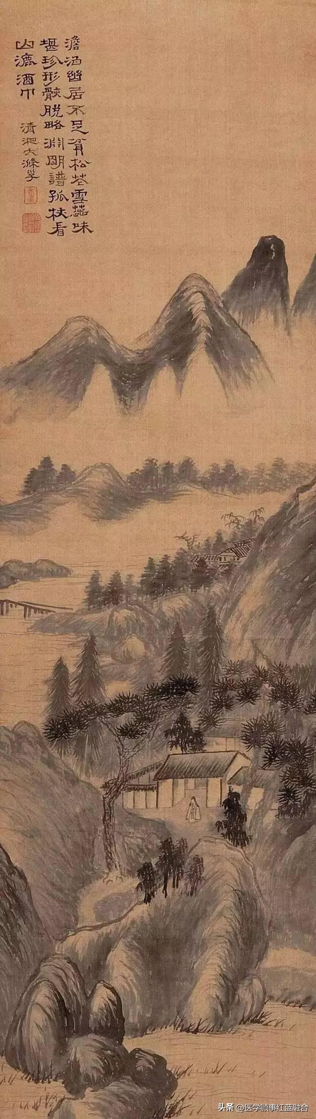 清代石涛山水画作|石涛|苦瓜|绘画_新浪新闻