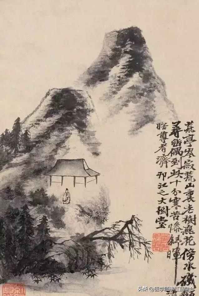 清代石濤山水畫作|石濤|苦瓜|繪畫_新浪新聞