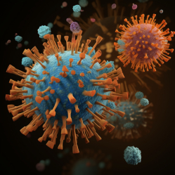 （支原体：直径50~300nm）