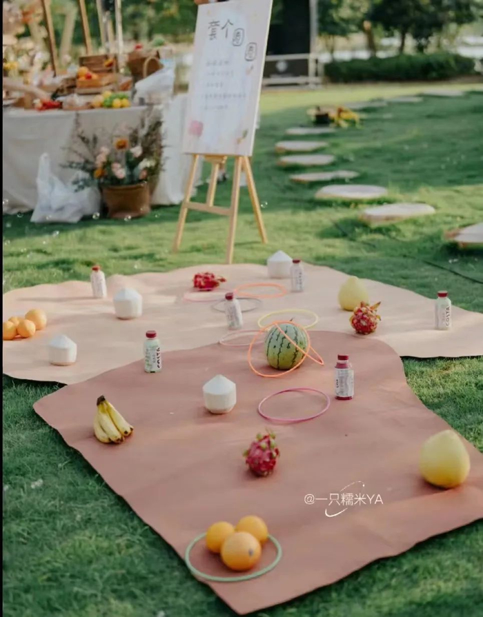 糯米精心设计的套圈环节。（图/受访者提供）